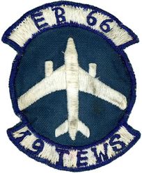 19th Tactical Electronic Warfare Squadron EB-66
Constituted as the 19th Photographic Mapping Squadron on 14 Jul 1942. Activated on 23 Jul 1942. Redesignated the 19th Photographic Squadron (Heavy) on 6 Feb 1943; 19th Photographic Charting Squadron on11  Aug 1943; 19th Reconnaissance Squadron (Long Range, Photographic) on 15 Jun 1945. Inactivated on 15 Dec 1945. Reactivated as 19th Reconnaissance Squadron (Photographic) on 8 Oct 1947. Inactivated on 27 Jun 1949. Redesignated 19th Tactical Reconnaissance Squadron (Night Photographic) on 21 Apr 1953. Activated on 20 Jul 1953. Redesignated 19th Tactical Electronic Warfare Squadron on 15 Oct 1967. Inactivated on 31 Oct, 1970.
