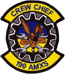 190th Aircraft Maintenance Squadron Crew Chief
Keywords: Wile E. Coyote