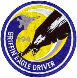 194th Fighter Squadron F-15 Pilot
