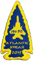194th Fighter Squadron Exercise ATLANTIC SPEAR 2015
