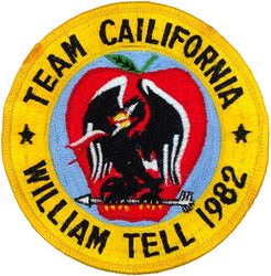 194th Fighter-Interceptor Squadron William Tell Competition 1982
Taiwan made.

