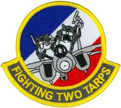 Fighter Squadron 2 (VF-2) F-14 Tomcat
Established as Fighter Squadron TWO (VF-2) "Bounty Hunters" on 14 Oct 1972. Redesignated Strike Fighter Squadron TWO (VFA-2) on 1 Jul 2003-.

Grumman F-14A/D Tomcat, 1972-2003

17 Sep 1974-20 May 1975, USS Enterprise (CVAN-65), CVW-14, F-14A	
30 Jul 1976-28. March 1977, USS Enterprise (CVAN-65), CVW-14, F-14A	
4 Apr 1978-30 Oct 1978, USS Enterprise (CVAN-65), CVW-14	F-14A	
10 Sep 1980-5 May 1981, USS Ranger (CV-61), CVW-2, F-14A	
7 Apr 1982-18 Oct 1982, USS Ranger (CV-61), CVW-2, F-14A	
13 Jan 1984-1 Aug 1984, USS Kitty Hawk (CV-63), CVW-2, 	F-14A	
18 Aug 1986-20 Oct 1986, USS Ranger (CV-61), CVW-2, F-14A	
2 Mar 1987-29 Apr 1987, USS Ranger (CV-61), CVW-2, F-14A	
14 Jul 1987-30 Dec 1987, USS Ranger (CV-61), CVW-2, F-14A	
24 Feb 1989-24 Aug 1989, USS Ranger (CV-61), CVW-2, F-14A	
8 Dec 1990-8 Jun 1991, USS Ranger (CV-61), CVW-2, F-14A	
1 Aug 1992-31 Jan 1993, USS Ranger (CV-61), CVW-2, F-14A	
6 May 1994-30 Jun 1994, USS Constallation (CV-64), CVW-2, F-14D	
10 Nov 1994-10 May 1995, USS Constallation (CV-64), CVW-2, F-14D	
1 Apr 1997-1 Oct 1997, 	USS Constallation (CV-64), CVW-2, F-14D	
18 Jun 1999-18 Dec 1999, USS Constallation (CV-64), CVW-2, F-14D	
16 Mar 2001-15 Sep 2001, USS Constallation (CV-64), CVW-2, F-14D	
2 Nov 2002-2 Jun 2003, 	USS Constallation (CV-64), CVW-2, F-14D

