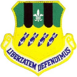 2d Bomb Wing
Translation: LIBERTATEM DEFENDIMUS = Liberty We Defend 

