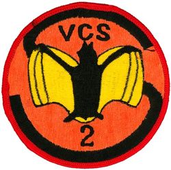 Cruiser Scouting Squadron 2 (VCS-2)
VS-5 insignia from Chance Vought poster in 1934.  Insignia went through VO-3S, VS-5S, VCS-2 and VS-6 with different numbers.

