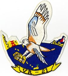Fleet Tactical Support Squadron 21 (VR-21)
Established as Flag Transport Unit One in Jan 1945. Redesignated Utility Transport Squadron One (VRJ-1) in Nov 1946; Utility Transport Squadron ONE (VRU-1) in Sep 1948; Air Transport Squadron TWENTY ONE (VR-21) in Jul 1957; Fleet Tactical Support Squadron TWENTY ONE (VR-21) in Aug 1976. Disestablished in Mar 1977.
