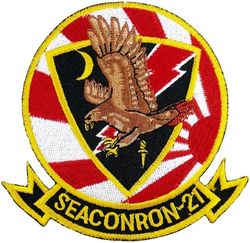 Sea Control Squadron 21 (VS-21)
Established as Torpedo Squadron FORTY ONE (VT-41) on 26 Mar 1945. Redesignated Attack Squadron ONE E (VA-1E) on 15 Nov 1946. Attack Squadron ONE E (VA-1E) and Fighter Squadron ONE E (VF-1E) were merged into Composite Squadron TWO ONE (VC-21) on 1 Sep 1948. Redesignated Air Anti-Submarine Squadron TWO ONE (AIRASRON 21 or VS-21) on 23 Apr 1950; Sea Control Squadron TWO ONE (VS-21) on 1 Oct 1993. Disestablished on 28 Feb 2005.

Grumman AF-2 Guardian, 1950-1955
Grumman S2F-1/2/2E Tracker, 1955-1974
Lockheed S-3A/B Viking, 1974-2005



