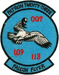 Patrol Squadron 23 (VP-23) (3rd) Morale
Established as Weather Reconnaissance Squadron THREE (VPW-3) on 17 May 1946. Redesignated Meteorology Squadron THREE (VPM-3) on 15 Nov 1946; Heavy Patrol Squadron (Landplane) THREE (VP-HL-3) on 8 Dec 1947, the second squadron to be assigned the VP-HL-3 designation. Redesignated Patrol Squadron TWENTY THREE (VP-23) (3rd) “Seahawks” on 1 Sep 1948. Disestablished on 28 Feb 1995.

Lockheed P-3C UII Orion

