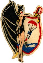 Patrol Squadron 24 (VP-24) 
Established as Bombing Squadron ONE HUNDRED FOUR (VB-104) on 10 Apr 1943. Redesignated Patrol Bombing Squadron ONE HUNDRED FOUR (VPB-104) on 1 Oct 1944; Patrol Squadron ONE HUNDRED FOUR (VP-104) on 15 May 1946; Redesignated Heavy Patrol Squadron (Landplane) FOUR (VP-HL-4) on 15 Nov 1946; Patrol Squadron TWENTY FOUR (VP-24) (3rd) “Batmen” on 1 Sep 1948; Attack Mining Squadron THIRTEEN (VA-HM-13) on 1 Jul 1956; Redesignated Patrol Squadron TWENTY FOUR (VP-24) on 1 Jul 1959. Disestablished on 30 Apr 1995.

Consolidated PB4Y-2B Privateer

Insignia approved on 23 Jan 1951.
USA made.


