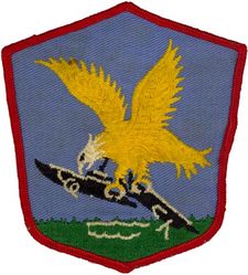 Air Anti-Submarine Squadron 24 (VS-24) 
Established as Bomber Squadron SEVENTEEN (VB-17) on 1 Jan 1943. Redesignated Attack Squadron FIVE B (VA-5B) on 15 Nov 1946; Attack Squadron SIXTY FOUR (VA-64) on 1 Sep 1948; Composite Squadron TWENTY FOUR on 8 Apr 1949; Air Anti-Submarine Squadron TWENTY FOUR (VS-24) on 20 Apr 1950. Disestablished on 1 Jun 1956. Reestablished on 25 May 1960. Disestablished on 31 Mar 2007.

Grumman TBM-3E Avenger, 1949 - 1951
Grumman AF-2S/W Guardian, 1951-1954
Grumman S2F-1 (S-2A) Tracker, 1954-1956

Second Insignia used from 1950-1956


