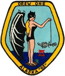 Patrol Squadron 24 (VP-24) Crew 1
Established as Bombing Squadron ONE HUNDRED FOUR (VB-104) on 10 Apr 1943. Redesignated Patrol Bombing Squadron ONE HUNDRED FOUR (VPB-104) on 1 Oct 1944; Patrol Squadron ONE HUNDRED FOUR (VP-104) on 15 May 1946; Redesignated Heavy Patrol Squadron (Landplane) FOUR (VP-HL-4) on 15 Nov 1946; Patrol Squadron TWENTY FOUR (VP-24) (3rd) “Batmen” on 1 Sep 1948; Attack Mining Squadron THIRTEEN (VA-HM-13) on 1 Jul 1956; Redesignated Patrol Squadron TWENTY FOUR (VP-24) on 1 Jul 1959. Disestablished on 30 Apr 1995.

Lockheed P2V-7S Neptune

Insignia approved on 23 Jan 1951.
Japanese made.



