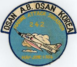 Marine Attack Squadron 242 (VMA-242) Osan Deployment 1964
VMA-242
1964
A-4D Skyhawk
