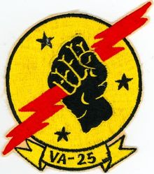 Attack Squadron 25 (VA-25)
VA-25 "Fist of the Fleet"
1970's
LTV A-7 Corsair II
