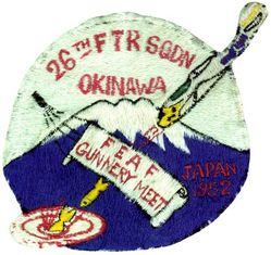 26th Fighter-Interceptor Squadron Far East Air Force Gunnery Meet 1952
