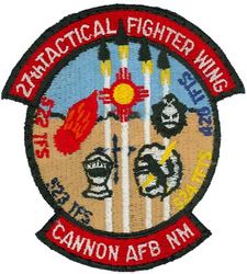 27th Tactical Fighter Wing Gaggle
Gaggle: 428th Tactical Fighter Training Squadron, 524th Tactical Fighter Squadron, 523d Tactical Fighter Squadron & 522d Tactical Fighter Squadron.
