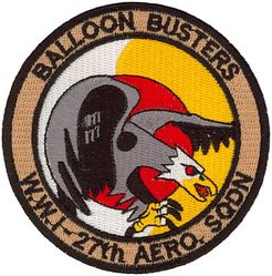 27th Fighter Squadron Heritage
Organized as 21 Aero Squadron on 15 Jun 1917. Redesignated as: 27 Aero Squadron on 23 Jun 1917; 27 Squadron (Pursuit) on 14 Mar 1921; 27 Pursuit Squadron on 25 Jan 1923; 27 Pursuit Squadron (Interceptor) on 6 Dec 1939; 27 Pursuit Squadron (Fighter) on 12 Mar 1941; 27 Fighter Squadron (Twin Engine) on 15 May 1942; 27 Fighter Squadron, Two Engine, on 28 Feb 1944. Inactivated on 16 Oct 1945. Redesignated as: 27 Fighter Squadron, Single Engine, on 5 Apr 1946; 27 Fighter Squadron, Jet Propelled, on 20 Jun 1946. Activated on 3 Jul 1946. Redesignated as: 27 Fighter Squadron, Jet, on 15 Jun 1948; 27 Fighter-Interceptor Squadron on 16 Apr 1950; 27 Tactical Fighter Squadron on 1 Jul 1971; 27 Fighter Squadron on 1 Nov 1991-.
