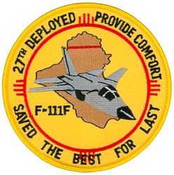 27th Fighter Wing F-111F Operation PROVIDE COMFORT
