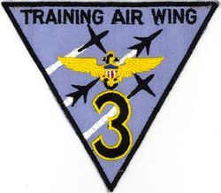 Training Air Wing 3 (TW-3)
Established as Training Air Wing THREE (TW-3) on 1 Oct 1971.  Disestablished on 31 Aug 1992.

