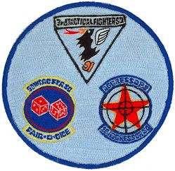 3d Tactical Fighter Wing Gaggle
Gaggle: 3d Tactical Fighter Squadron, 90th Tactical Fighter Squadron & 26th Aggressor Squadron.
