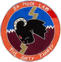The Dirty Thirty
In Apr 1962, 30 USAF pilots were sent as advisors in the VNAF 43rd Air Transport Group. They usually served as co-pilots in VNAF C-47s on missions including flare drops, airborne assaults, airborne resupply, leaflet drops, loudspeaker broadcasts, and cargo and troop movements. 

Around-the-clock duty hours with 40-50 missions a month often forced them to live in their flight suits. After a "by-the-book" officer made a passing comment about "these dirty pilots," they adopted the name "Dirty Thirty."



