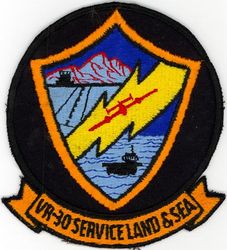 Air Transport Squadron 30 (VR-30)
Established as Air Transport Squadron Five (VR-5) which was established on 24 Jun 1943. Redesignated Air Transport Squadron TWO ONE (VR-21) on 15 Jul 1957. Decommissioned on 1 Oct 1966. Alameda Detachment commissioned as Fleet Tactical Support Squadron THREE ZERO (VR-30) on 1 Oct 1966; Redesignated Fleet Logistics Support Squadron THREE ZERO (VRC-30) on 1 Oct 1978-.

Grumman C-1A/2A Trader, 1966-.
Beech UC-12M Super King, 1989-1994

