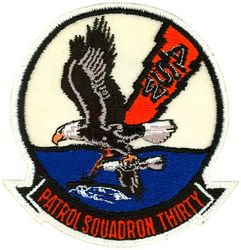 Patrol Squadron 30 (VP-30)
VP-30 "Pro’s Nest"
1993- (2d insignia)
Established as VP-30 on 30 Jun 1960-.
Lockheed P-3C/UII/UII.5/UIII/UIIIR Orion
Lockheed VP-3A Orion
Lockheed TP-3A Orion
