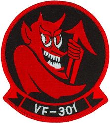 Fighter Squadron 301 (VF-301)
VF-301 "Devils Deciples"
Established on 1 Oct 1970-31 Dec 1994.
Vought F-8J Crusader
McDonnell Douglas F-4B/N/S Phantom II
Grumman F-14 Tomcat
