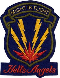 303rd Bombardment Group, Heavy 
Constituted as the 303rd Bombardment Group (Heavy) on 28 Jan 1942. Activated on 3 Feb 1942. Redesignated 303rd Bombardment Group, Heavy on 20 Aug 1943. Inactivated on 25 Jul 1945.

WW-II era, English made on wool

Pendleton Field, OR, 3 Feb 1942; Gowen Field, ID, 11 Feb 1942; Alamogordo AAF, NM, 12 Jun 1942; Biggs Field, TX, 7-23 Aug 1942; RAF Molesworth, England, 12 Sep 1942; Casablanca Airfield, French Morocco, C. 31 May-25 Jul 1945

