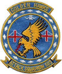 Attack Squadron 303 (VA-303)
VA-303 "Golden Hawks"
1970-1984
Established as VA-303 on 1 Jul 1970; VFA-303 on 1 Jan 1984-31 Dec 1994.
Douglas A-4C Skyhawk
Vought A-7A/B Corsair II
