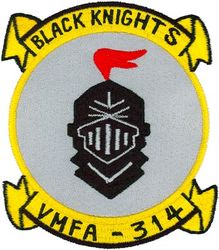 Marine Fighter Attack Squadron 314 (VMFA-314)
VMFA-314 "Black Knights"
1965-1970
F-4B Phantom II
