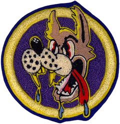 32d Fighter Squadron 
Constituted 32d Pursuit Squadron (Interceptor) on 22 Dec 1939. Activated on 1 Feb 1940. Redesignated 32d Fighter Squadron on 15 May 1942. Inactivated on 15 Oct 1946. 

Curtiss YP-37, 1940
Curtiss P-36 Hawk, 1940-1943
Curtiss P-40 Warhawk, 1942-1944
Bell P-39 Aircobra, 1942-1945 
Lockheed P-38 Lightning, 1945-1946
Republic P-47 Thunderbolt, 1946.

Stations. Kelly Field, TX, 1 Feb 1940; Brooks Field, TX, 1 Feb 1940; Langley Field, VA, 18 Nov 1940; Losey Field, PR, 6 Jan 1941 (detachment operated from Arecibo, PR, 11 Dec 1941-19 Feb 1942); Arecibo, PR, 19 Feb 1942; Hato Field, Curacao, 9 Mar 1943 (detachments operated from Dakota Field, Aruba, 9 Mar 1943-Mar 1944; and Losey Field, PR, 9 Mar-4 Jun 1943); France Field, CZ, 13 Mar 1944; Howard Field, CZ, 10 Jan 1945-15 Oct 1946.

Insignia approved on 2 Aug 1945. (American made on chenille)

