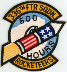 336th Fighter Squadron 500 Hours
