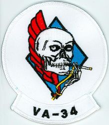 Attack Squadron 34 (VA-34)
VA-34 "Blue Blasters"
1980's-1993
Grumman A-6E Intruder 
