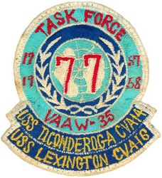 Attack Squadron (All Weather) 35 (VA(AW)-35) VAN 58
VA(AW)-35
14 JUL 58 TO 19 DEC 58 
