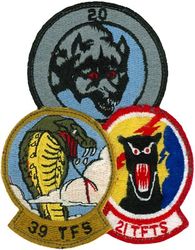 35th Tactical Fighter Wing Gaggle
Stacked gaggle: 20th Tactical Fighter Training Squadron, 21st Tactical Fighter Training Squadron & 39th Tactical Fighter Squadron.
