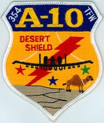 354th Tactical Fighter Wing Operation DESERT SHIELD A-10 1990
