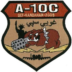 354th Expeditionary Fighter Squadron A-10 Operation  ENDURING FREEDOM 2009
Keywords: desert