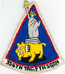 354th Tactical Fighter Squadron 
Deployed, 6 Mar-18 Jun 1965.

