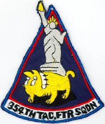 354th Tactical Fighter Squadron 
Deployed: 14 Jan-4 Jul 1973.
