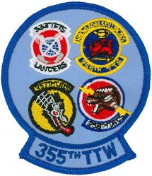 355th Tactical Training Wing Gaggle
Gaggle: 333d Tactical Fighter Training Squadron, 355th Tactical Training Squadron, 358th Tactical Fighter Training Squadron & 357th Tactical Fighter Training Squadron. 
