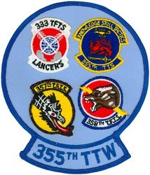 355th Tactical Training Wing Gaggle
Gaggle: 333d Tactical Fighter Training Squadron, 355th Tactical Training Squadron, 358th Tactical Fighter Training Squadron & 357th Tactical Fighter Training Squadron. 
