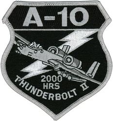 355th Fighter Squadron A-10 Thunderbolt 2000 Hours
