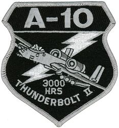 355th Fighter Squadron A-10 Thunderbolt 3000 Hours
