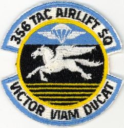 356th Tactical Airlift Squadron
Translation: VICTOR VIAM DUCAT = Let the Victor Show the Way
