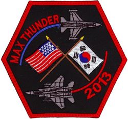 36th Fighter Squadron Exercise MAX THUNDER 2013
