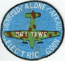 361st Tactical Electronic Warfare Squadron EC-47
Constituted as the 361st Reconnaissance Squadron and activated on 4 Apr 1966. Redesignated 361st Tactical Electronic Warfare Squadron on 15 Mar 1967. Inactivated on 1 Dec 1971. Activated on 1 Sep 1972. Inactivated on 30 Jun 1974.

Douglas EC-47H Skytrain, 1967-1971, 1972-1974

