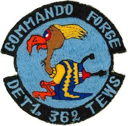 362d Tactical Electronic Warfare Squadron Detachment 1
Constituted as the 362d Reconnaissance Squadron and activated on 1 Feb 1967. Redesignated 362d Tactical Electronic Warfare Squadron on 15 Mar 1967. Inactivated on 28 Feb 1973. 
Douglas EC-47H Skytrain, 1967-1973

