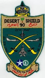 366th Tactical Fighter Wing and 48th Tactical Flighter Wing Operation DESERT SHIELD 1990
