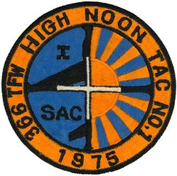366th Tactical Fighter Wing Operation HIGH NOON 1975
Giant Voice 1975 competition canceled, replaced by CINCSAC with Operation HIGH NOON.

