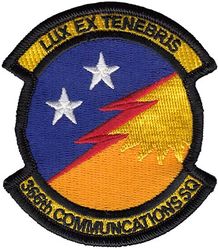 366th Communications Squadron
Translation: LUX EX TENEBRIS = Light from Darkness
