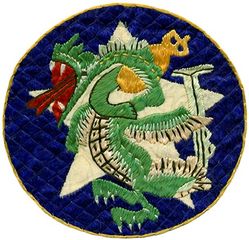 373d Bombardment Squadron, Heavy
Constituted 373d Bombardment Squadron (Heavy) on 28 Jan 1942. Activated on 15 Apr 1942. Inactivated on 7 Jan 1946.

WW-II Chinese made embroidery on silk

Gowen Field, ID, 15 Apr 1942; Davis-Monthan Field, AZ, 20 Jun 1942; Alamogordo, NM, 23 Jul 1942; Davis-Monthan Field, AZ, 28 Aug 1942; Wendover Field, UT, 1 Oct 1942; Pueblo AAB, Colo, 30 Nov 1942-2 Jan 1943; Yangkai, China, 20 Mar 1943; Luliang, China, 14 Sep 1944; Yontan, Okinawa, 21 Jul-19 Dec 1945; Vancouver, WA, 4-7 Jan 1946

